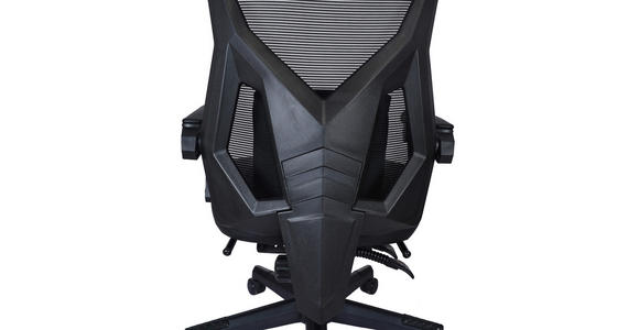 GAMINGSTUHL  in Lederlook, Netzbespannung Schwarz  - Schwarz, MODERN, Kunststoff/Textil (59/107-117/58cm) - Carryhome