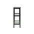 VITRINE Schwarz - Silberfarben/Schwarz, LIFESTYLE, Glas/Holzwerkstoff (80/99,5/35,5cm) VITRINE Schwarz - Silberfarben/Schwarz, LIFESTYLE, Glas/Holzwerkstoff (80/99,5/35,5cm)