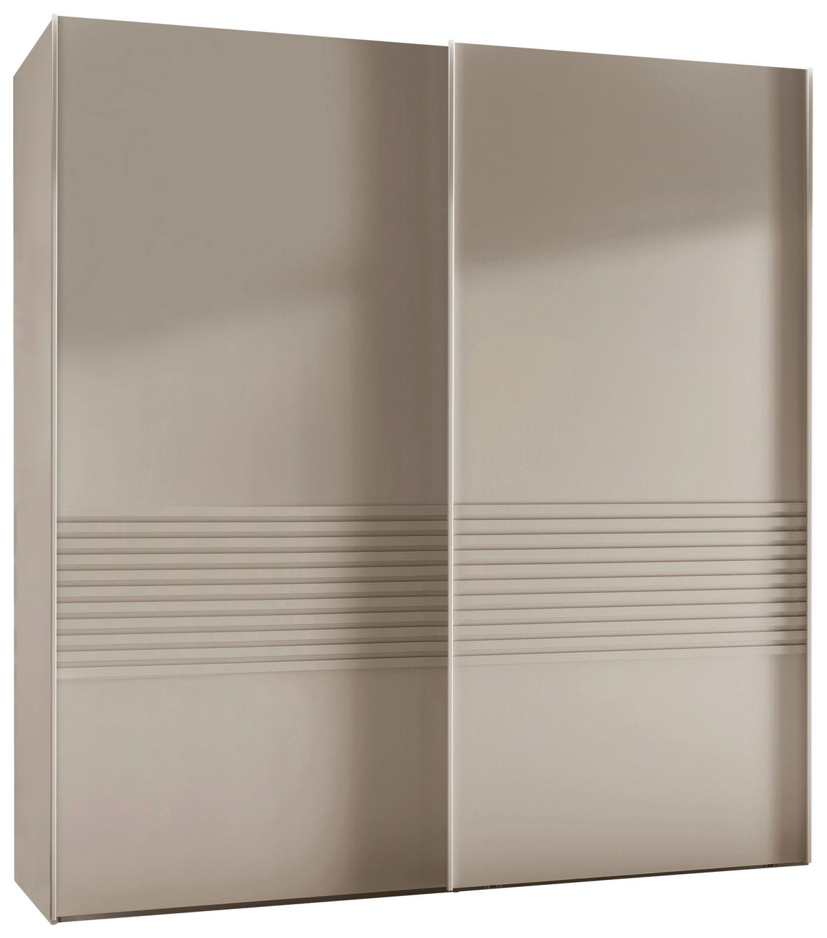 SCHWEBETÜRENSCHRANK in Champagner  - Champagner, Design, Holzwerkstoff/Metall (200/217/67cm) - Novel