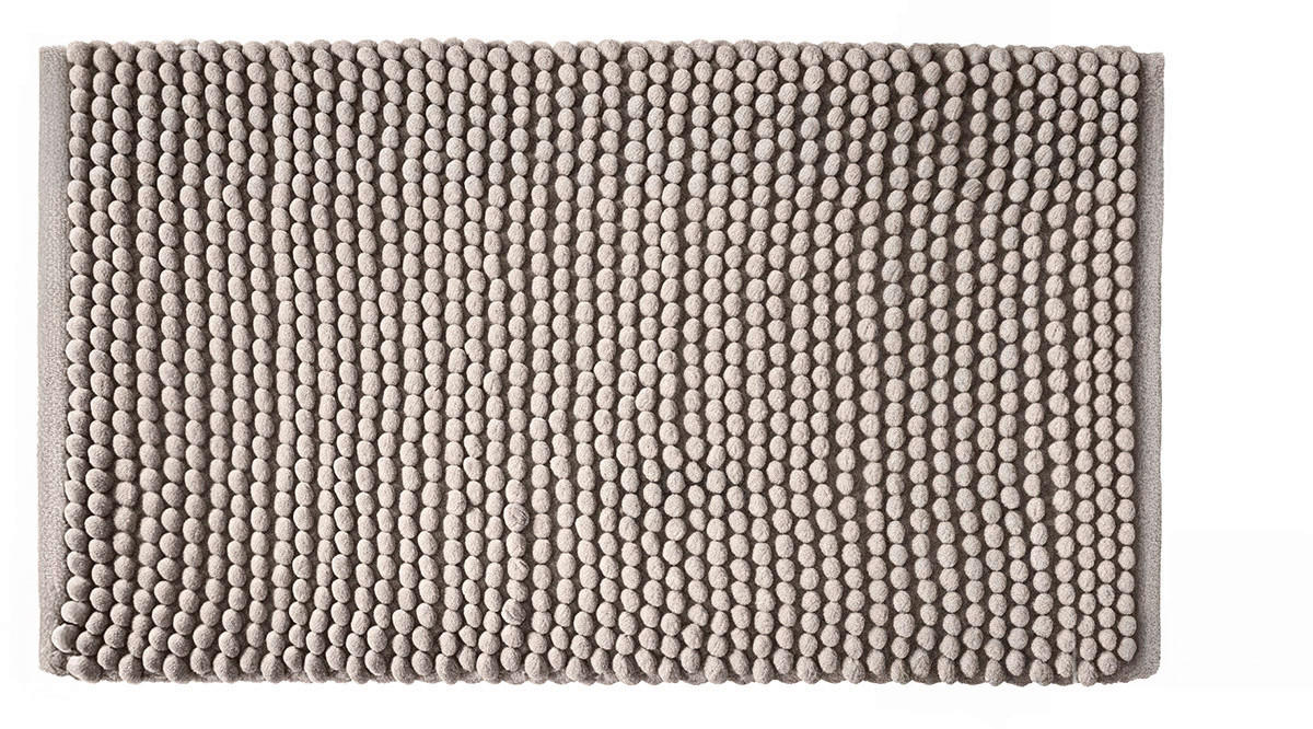 BADEMATTE Taupe 70/120 cm  - Taupe, Basics, Kunststoff/Textil (70/120cm) - Grund
