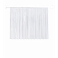 FERTIGSTORE  transparent  450/175 cm   - Weiß, Basics, Textil (450/175cm)