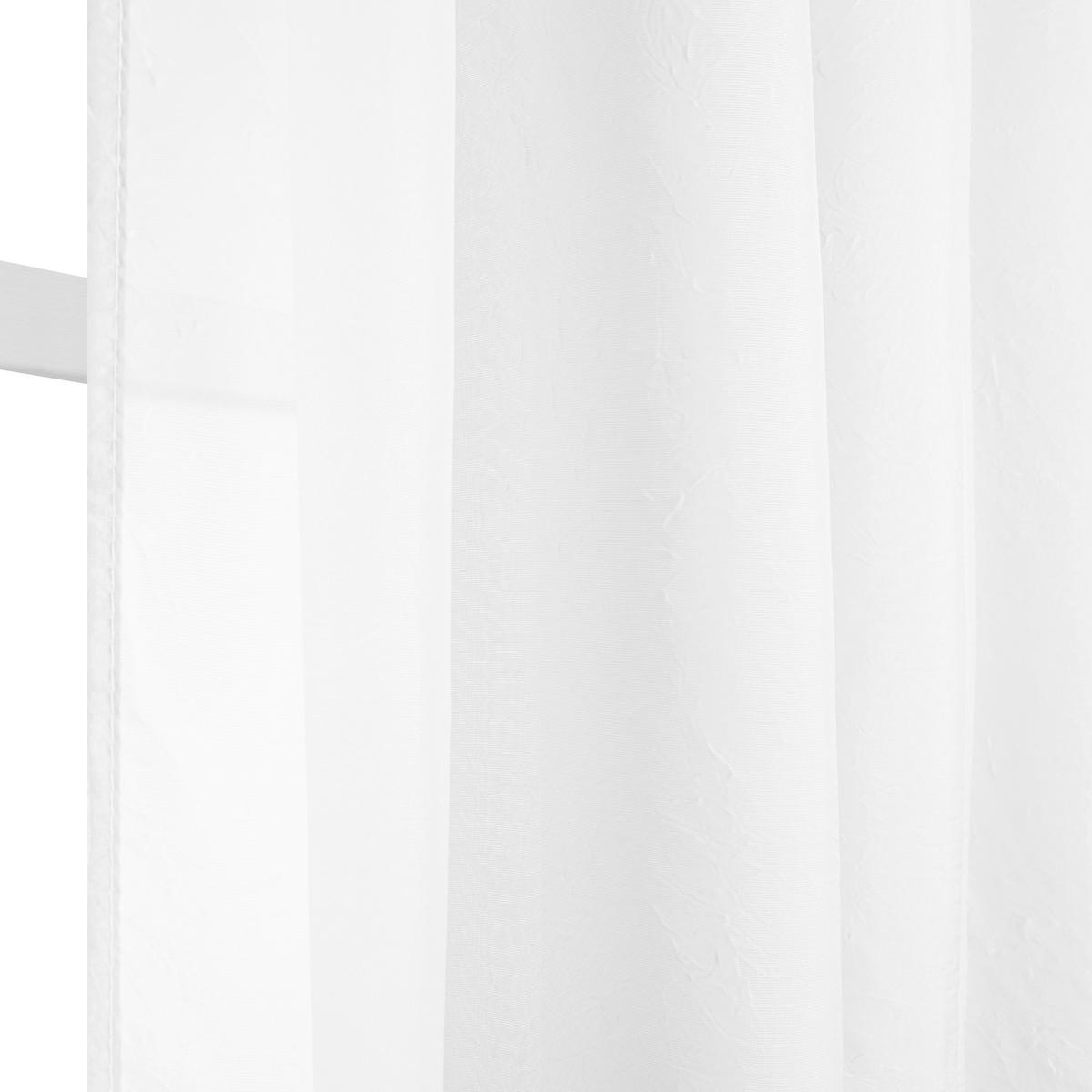 FERTIGVORHANG  transparent   280/280 cm  - Weiß, Basics, Textil (280/280cm)