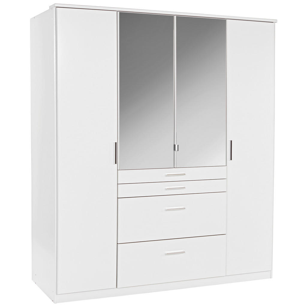 Kleiderschrank Mit Spiegel 180cm Aachen, Alpinweiß