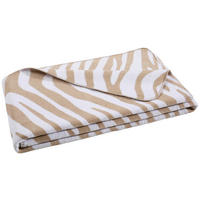 WOHNDECKE ZEBRA 150/200 cm  - Taupe/Weiß, Trend, Textil (150/200cm) - Dieter Knoll