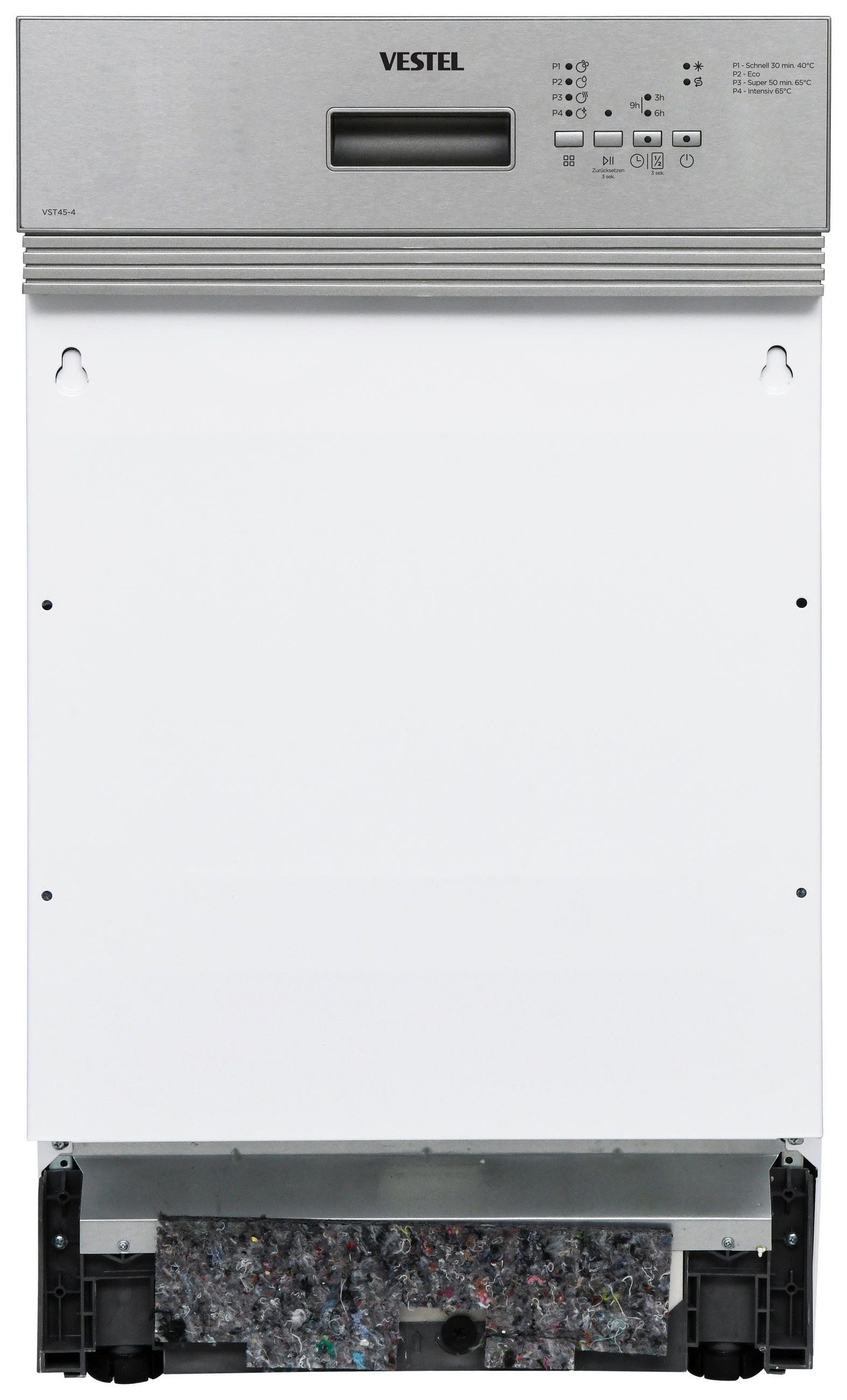 GESCHIRRSPÜLER VST45-4  - Silberfarben, Basics, Kunststoff/Metall (44,8/82,0/57,0cm) - Vestel