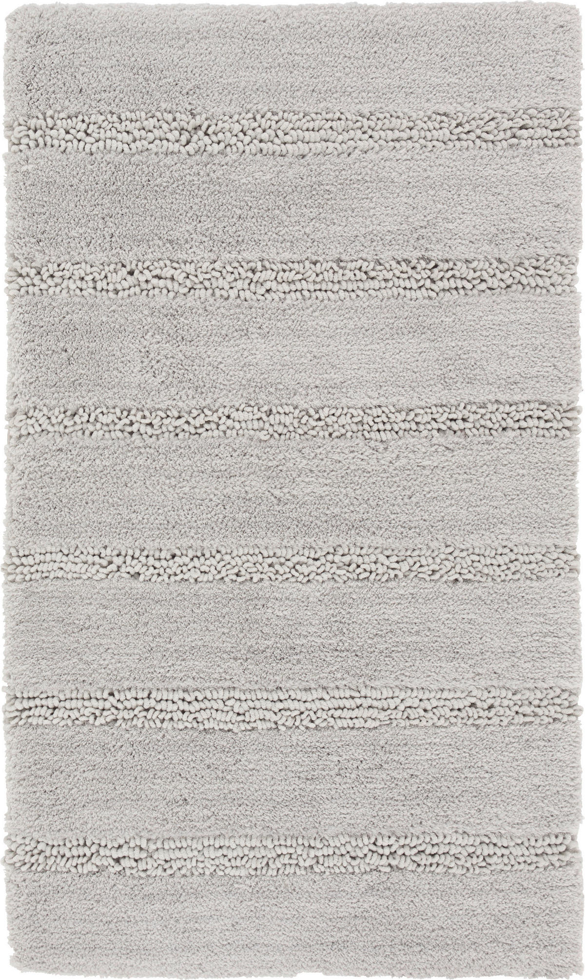 BADTEPPICH Grau 70/120 cm  - Grau, Basics, Kunststoff/Textil (70/120cm) - Kleine Wolke