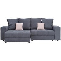 HÖRNSOFFA i flatväv mörkgrå  - mörkgrå/svart, Design, textil/plast (165/252cm) - MID.YOU
