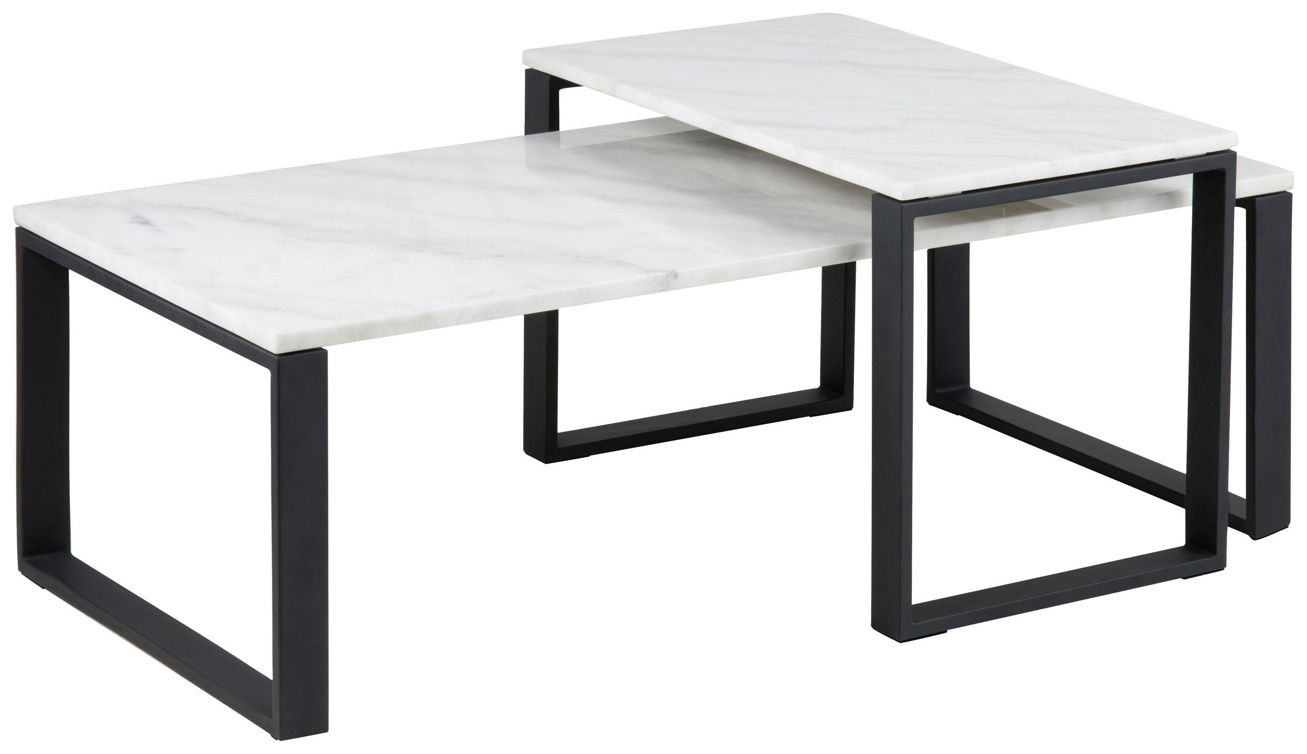 Couchtisch in Metall, Stein 115,0/69/45 cm