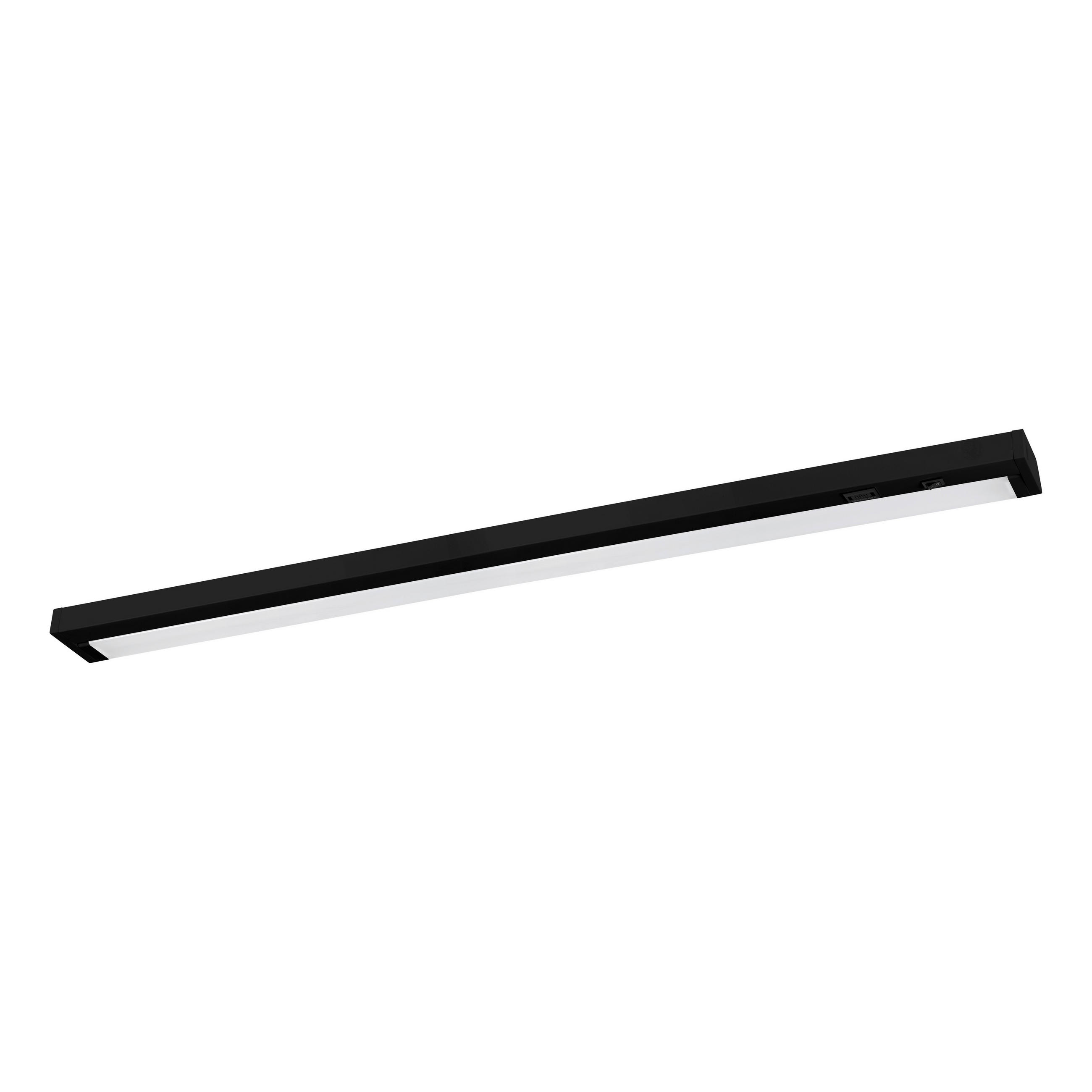 PODSVĚTLENÍ, 87/2.4/6.1 cm - bílá/černá, Basics, kov/plast (87/2.4/6.1cm) - Eglo