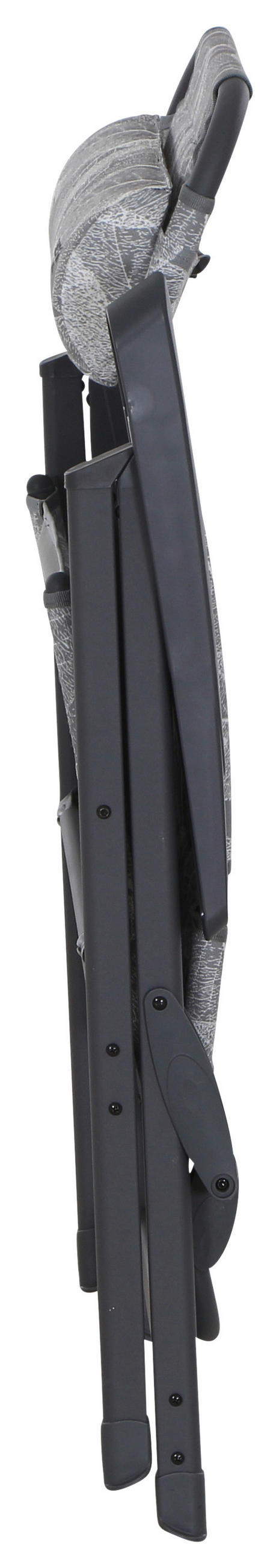 CAMPINGSESSEL - Anthrazit/Grau, KONVENTIONELL, Textil/Metall (61/121/68cm) - Siena Garden