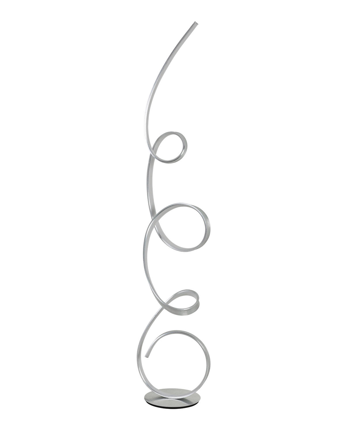 LAMPADAR CU LED - culoare aluminiu, Lifestyle, plastic/metal (24/30,3/156,7cm) - Novel