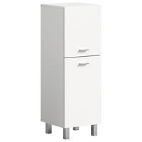 UNTERSCHRANK 30/80/29 cm   - Silberfarben/Weiß, MODERN, Holzwerkstoff/Kunststoff (30/80/29cm) - MID.YOU