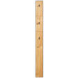 GARDEROBENPANEEL  in 15/163,5/3,7 cm  - Eichefarben/Anthrazit, Natur, Holz/Metall (15/163,5/3,7cm) - Linea Natura