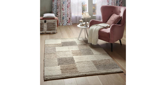 HANDWEBTEPPICH 80/150 cm - Naturfarben, LIFESTYLE, Textil (80/150cm) - Linea Natura