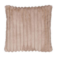 PÄLSKUDDE   45/8/45 cm  - sandfärgad, Basics, textil (45/8/45cm)