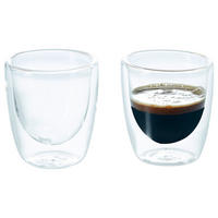 ESPRESSO POHÁR 100,00 ml  - áttetsző, Design, Üveg (6,30/7,10/6,30cm) - Leonardo