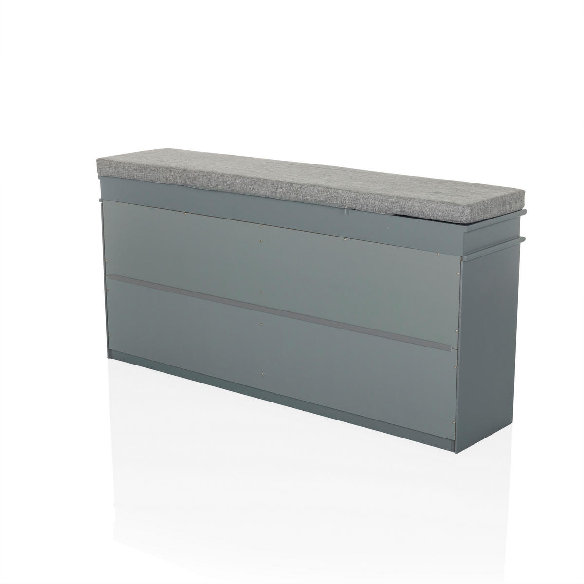 SCHUHSCHRANK  in  - Silberfarben/Grau, MODERN, Holzwerkstoff/Metall (104/52/24cm) - MID.YOU
