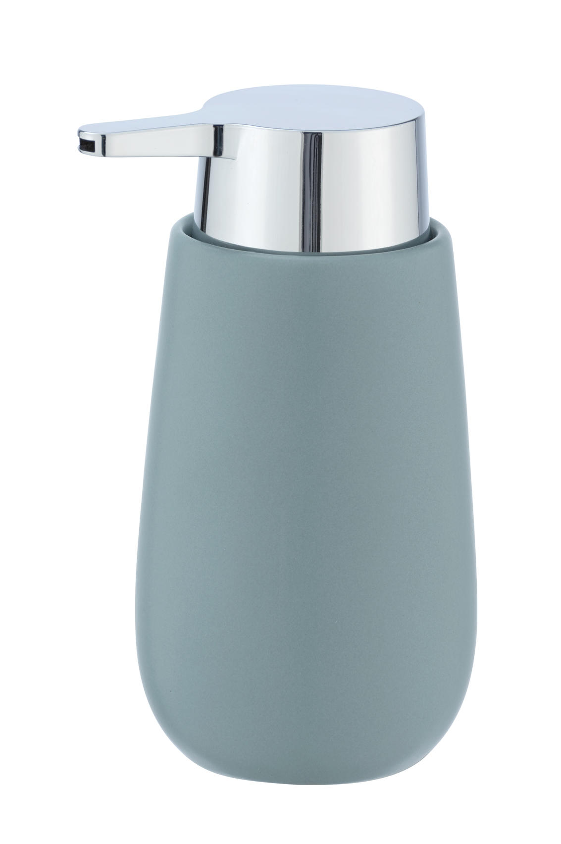 TVÅLPUMP keramik, plast  - kromfärg/blå, Basics, plast/keramik (7,5/16/8cm)
