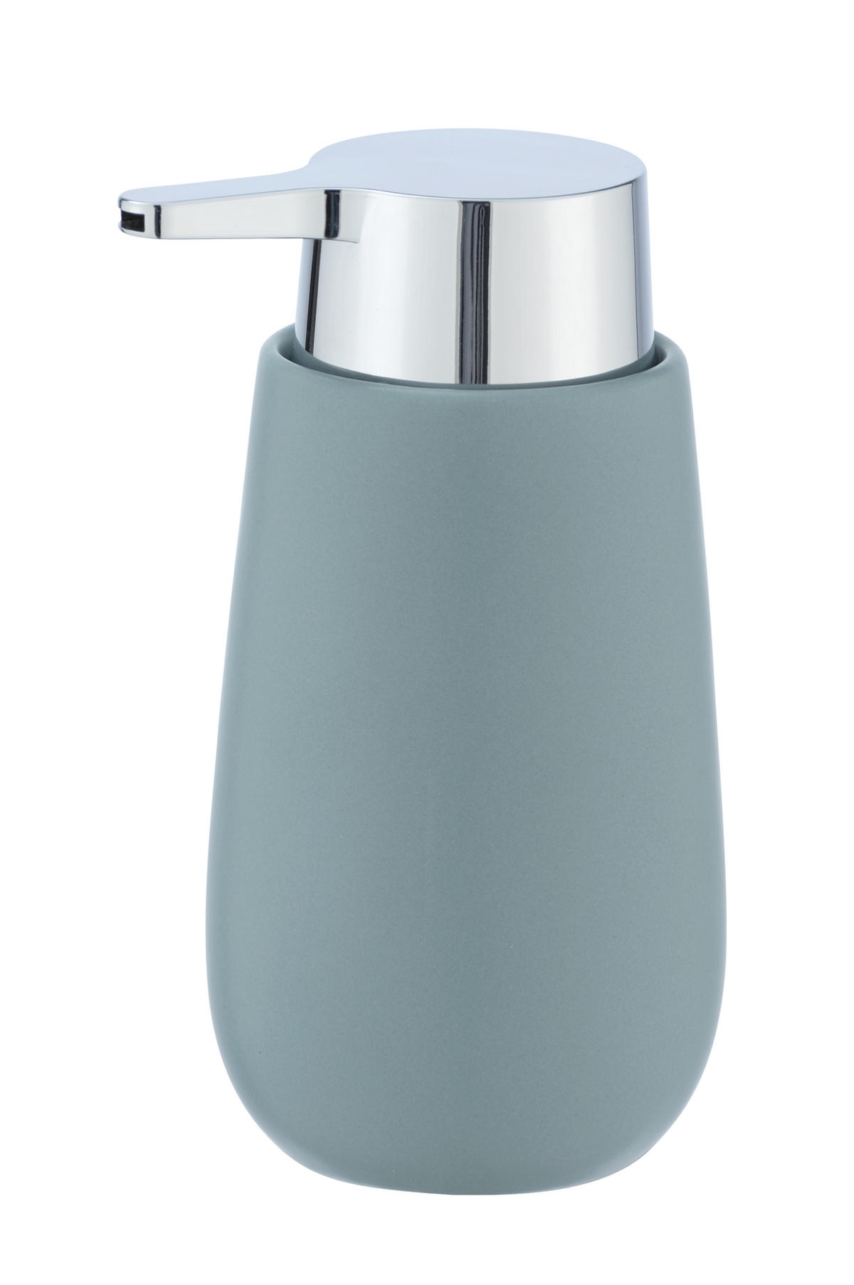 TVÅLPUMP plast, keramik  - kromfärg/blå, Basics, plast/keramik (7,5/16/8cm)