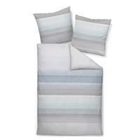 BETTWÄSCHE Makosatin 135/200 cm  - Silberfarben, Design, Textil (135/200cm) - Janine