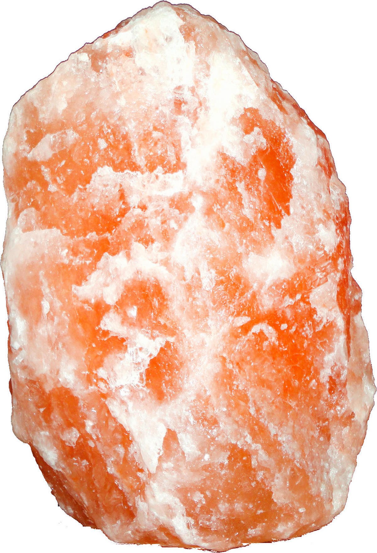 SALZSTEINLEUCHTE - Orange, Lifestyle, Stein (12/12.5/16cm) - Globo
