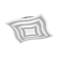 LED-DECKENLEUCHTE Gorden 43/43/6 cm   - Weiß, Trend, Kunststoff/Metall (43/43/6cm) - Fischer & Honsel