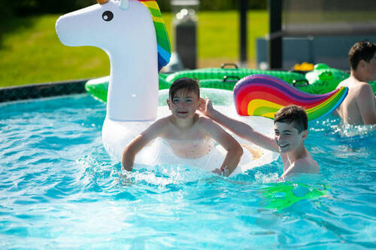 POOL 549/132 cm  - Grau, KONVENTIONELL, Kunststoff (549/132cm) - Ambia Garden