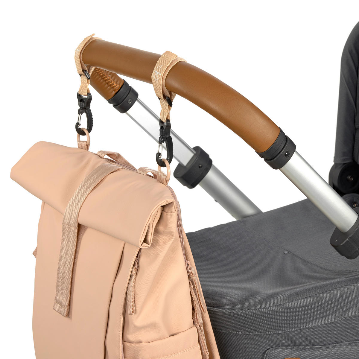 WICKELRUCKSACK  - Hellrosa, Basics, Textil (29/14,5/42cm) - Lässig