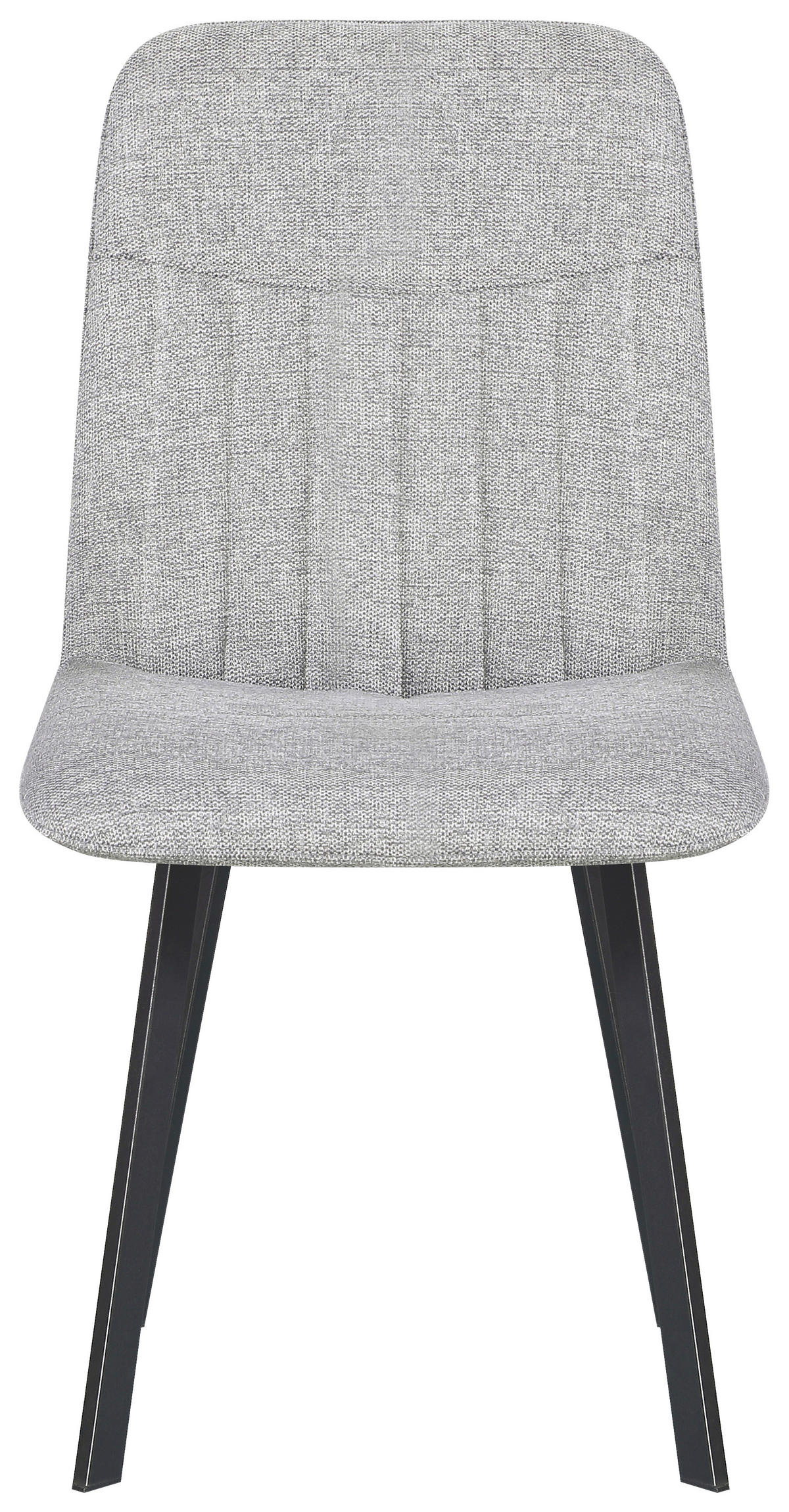 TISCHGRUPPE Weiß, Hellgrau  - Hellgrau/Weiß, KONVENTIONELL, Textil/Metall (140/46/75/88/80/57cm) - MID.YOU