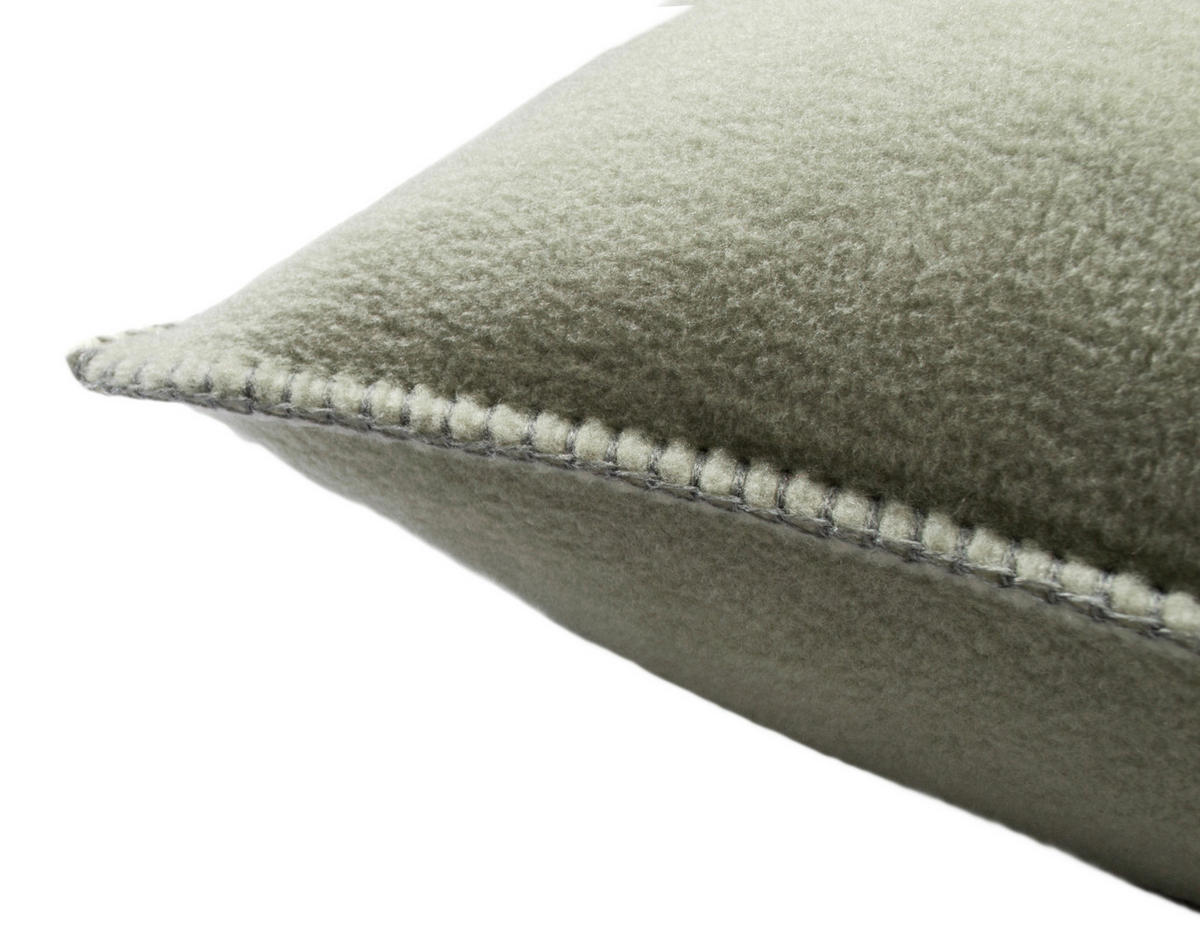 KISSENHÜLLE Soft-Fleece Soft Fleece 50/50 cm  - Hellgrün/Mintgrün, KONVENTIONELL, Textil (50/50cm) - Zoeppritz