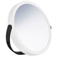 SCHMINKSPIEGEL 20/12,7/34 cm  - Edelstahlfarben/Schwarz, Basics, Glas/Metall (20/12,7/34cm) - Smedbo