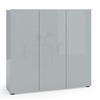 SCHUHSCHRANK Grau  - Schwarz/Grau, Design, Holzwerkstoff/Kunststoff (120/115/34cm) - Xora