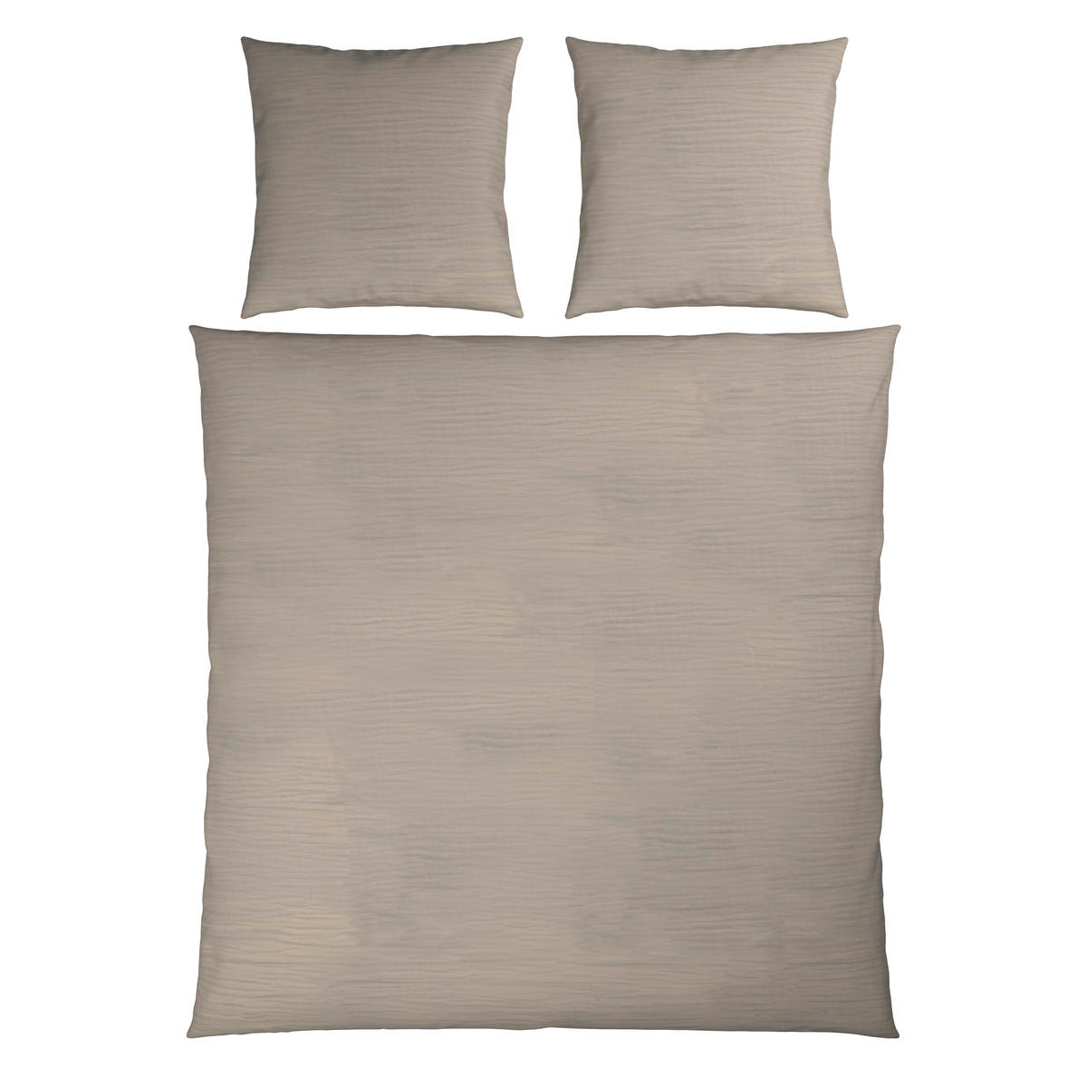 BETTWÄSCHE Musselin 200/200 cm  - Beige, Textil (200/200cm) - Novel