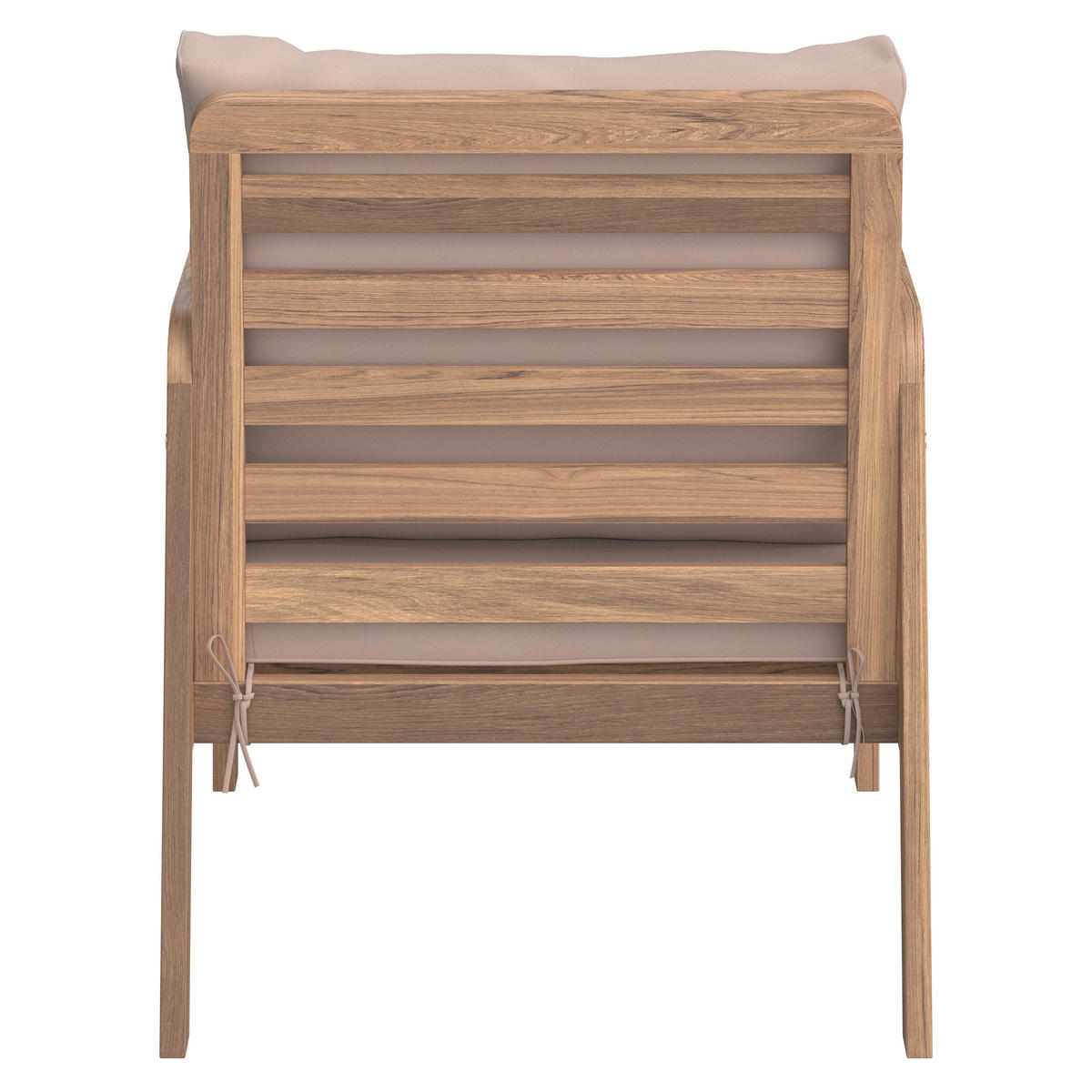GARTENSET  - Hellgrau/Teakfarben, MODERN, Holz/Textil (85/116/60/35/72/72/55/64/64cm) - Ambia Garden
