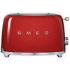 TOASTER  - Chromfarben/Rot, Basics, Metall (31/19,8/19,5cm) - SMEG