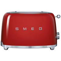TOASTER  - Chromfarben/Rot, Basics, Metall (31/19,8/19,5cm) - SMEG