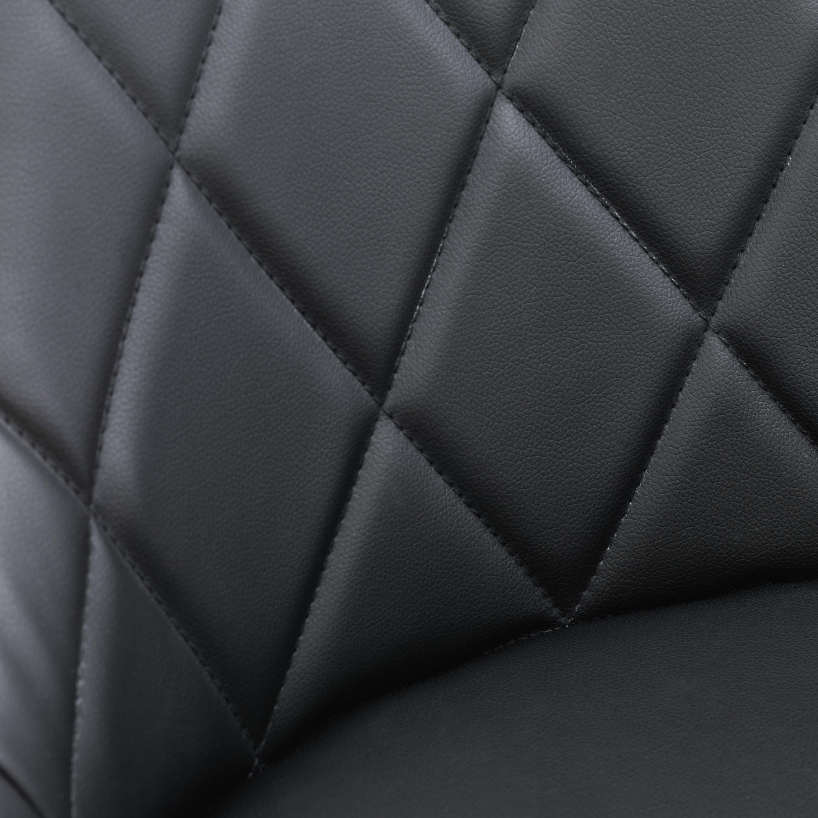 OTOČNÁ STOLIČKA PRE MLÁDEŽ, kožený vzhľad, čierna, chrómová - čierna/chrómová, Konventionell, kov/textil (55/78-90/56cm) - Carryhome