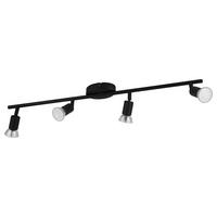 LED-Deckenleuchte Buzz-LED 3 W     - Schwarz, Basics, Metall (6,5/68,5cm) - Eglo