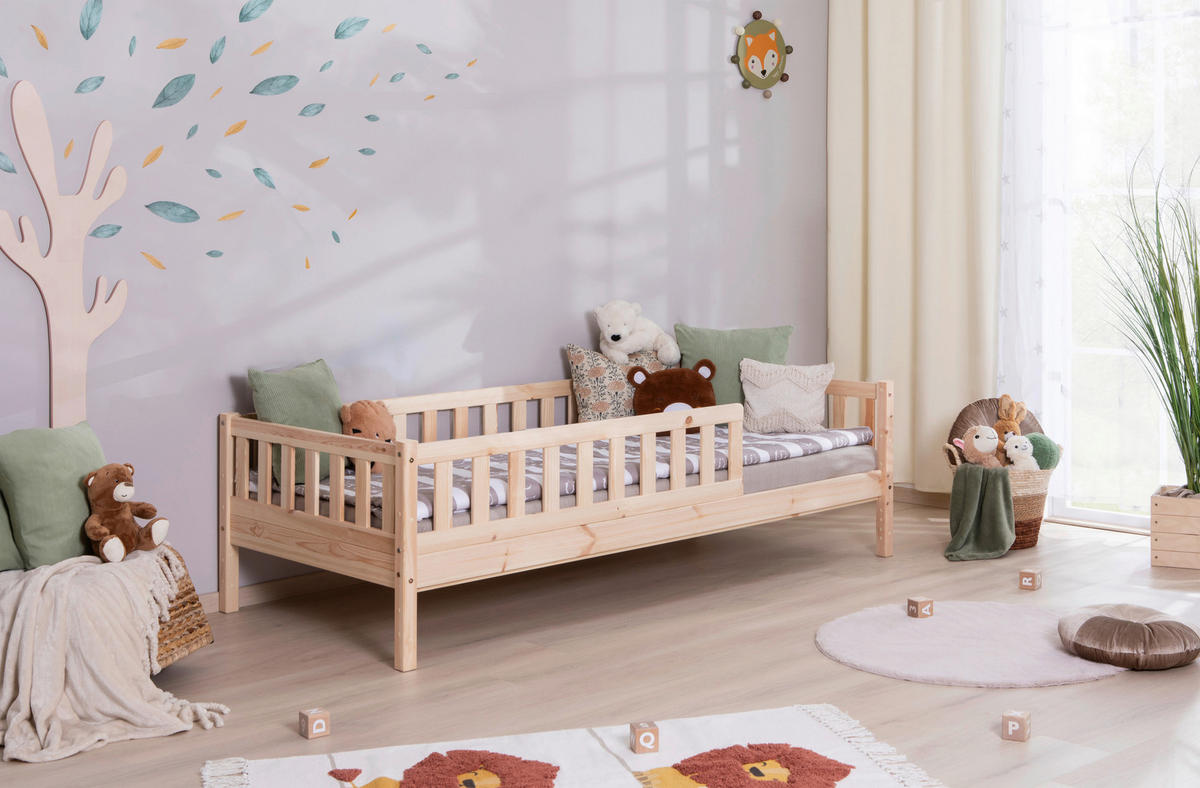 HAUSBETT 90/200 cm Naturfarben  - Naturfarben, Modern, Holz (90/200cm) - MID.YOU