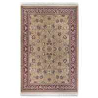 FLACHWEBETEPPICH 128/190 cm Kollektion 1870 Bordeaux, Beige  - Bordeaux/Beige, Design, Kunststoff/Textil (128/190cm) - Villeroy & Boch