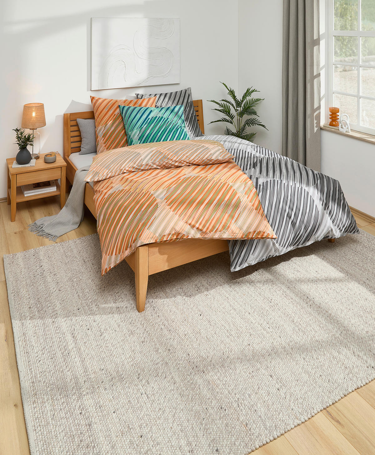 BETTWÄSCHE Renforcé 155/220 cm  - Türkis, Textil (155/220cm) - Novel