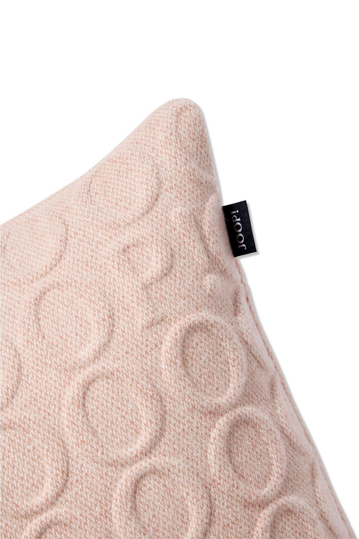 KISSENHÜLLE J! Signature rose 40/40 cm  - Hellrosa, Design, Textil (40/40cm) - Joop!