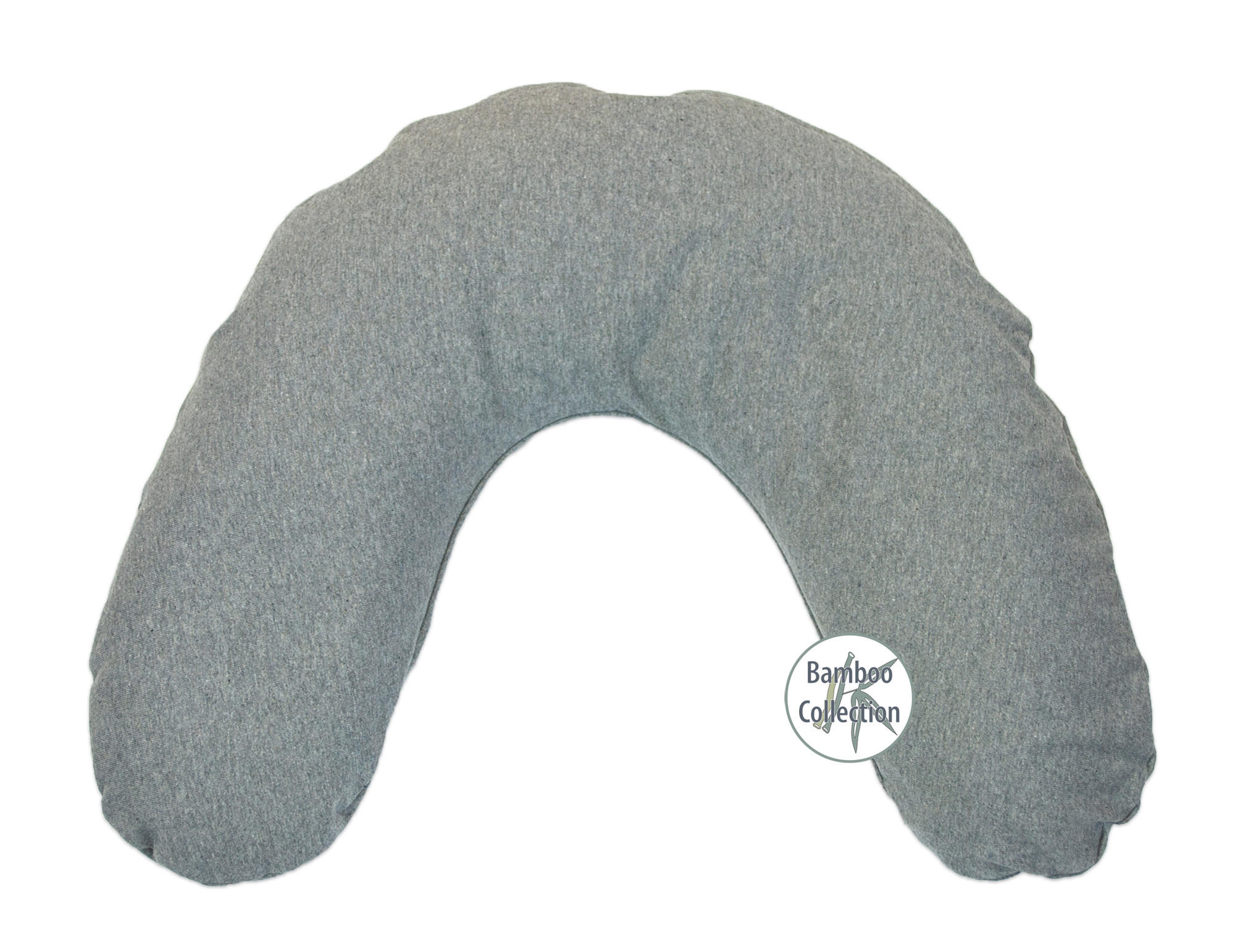NACKENKISSENBEZUG - Grau, Basics, Textil (100/21cm) - Theraline