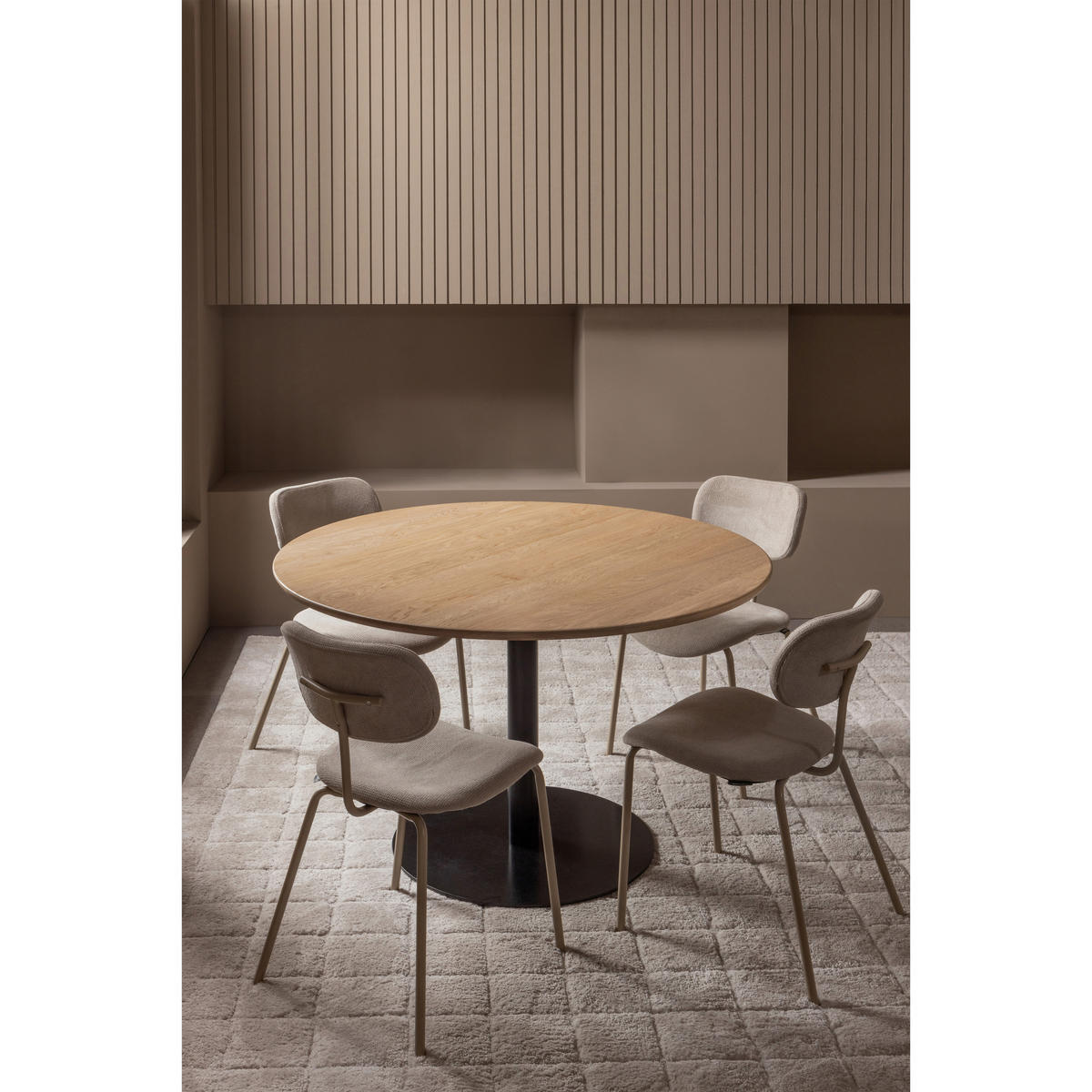 TISCHGESTELL in Metall   - Schwarz, MODERN, Metall (64/73/64cm) - Livetastic