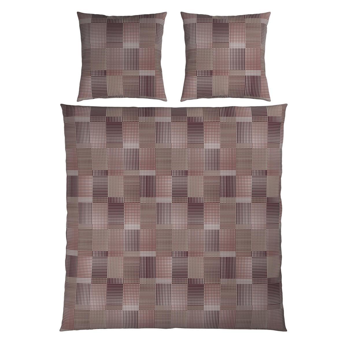 BETTWÄSCHE Flanell 200/200 cm  - Rot, Textil (200/200cm) - Novel