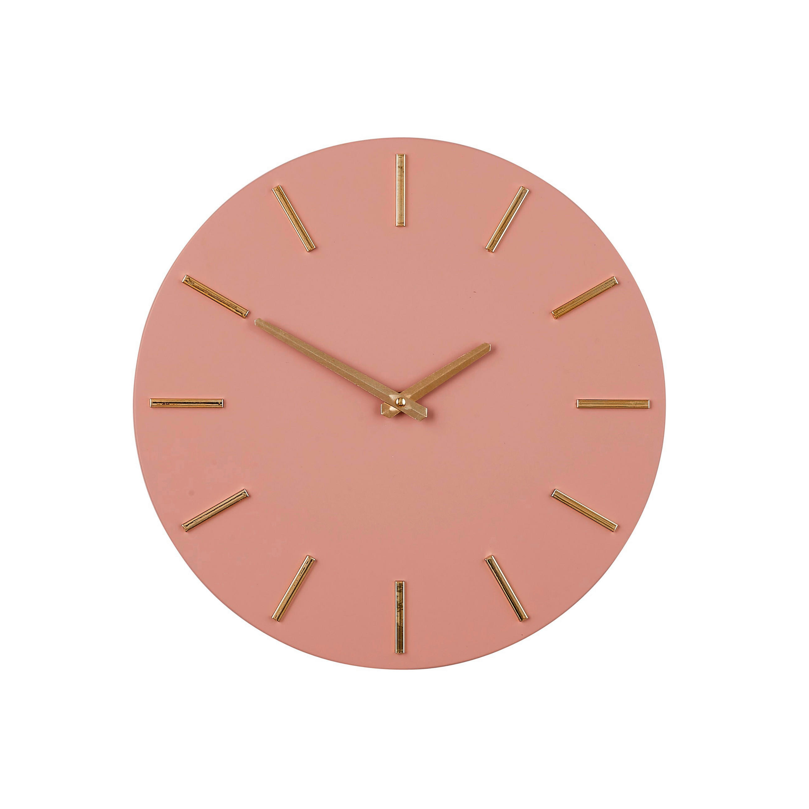 ZIDNI SAT      35,5/4/35,5 cm    - smeđa, Basics, metal (35,5/4/35,5cm)