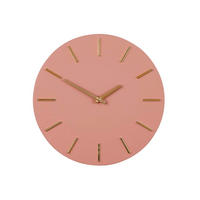 ZIDNI SAT      35,5/4/35,5 cm    - braon, Osnovno, metal (35,5/4/35,5cm)