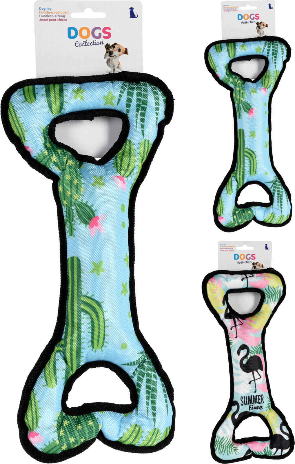 HUNDESPIELZEUG - Pastellblau/Hellrosa, Basics, Textil (34/4/15.5cm)
