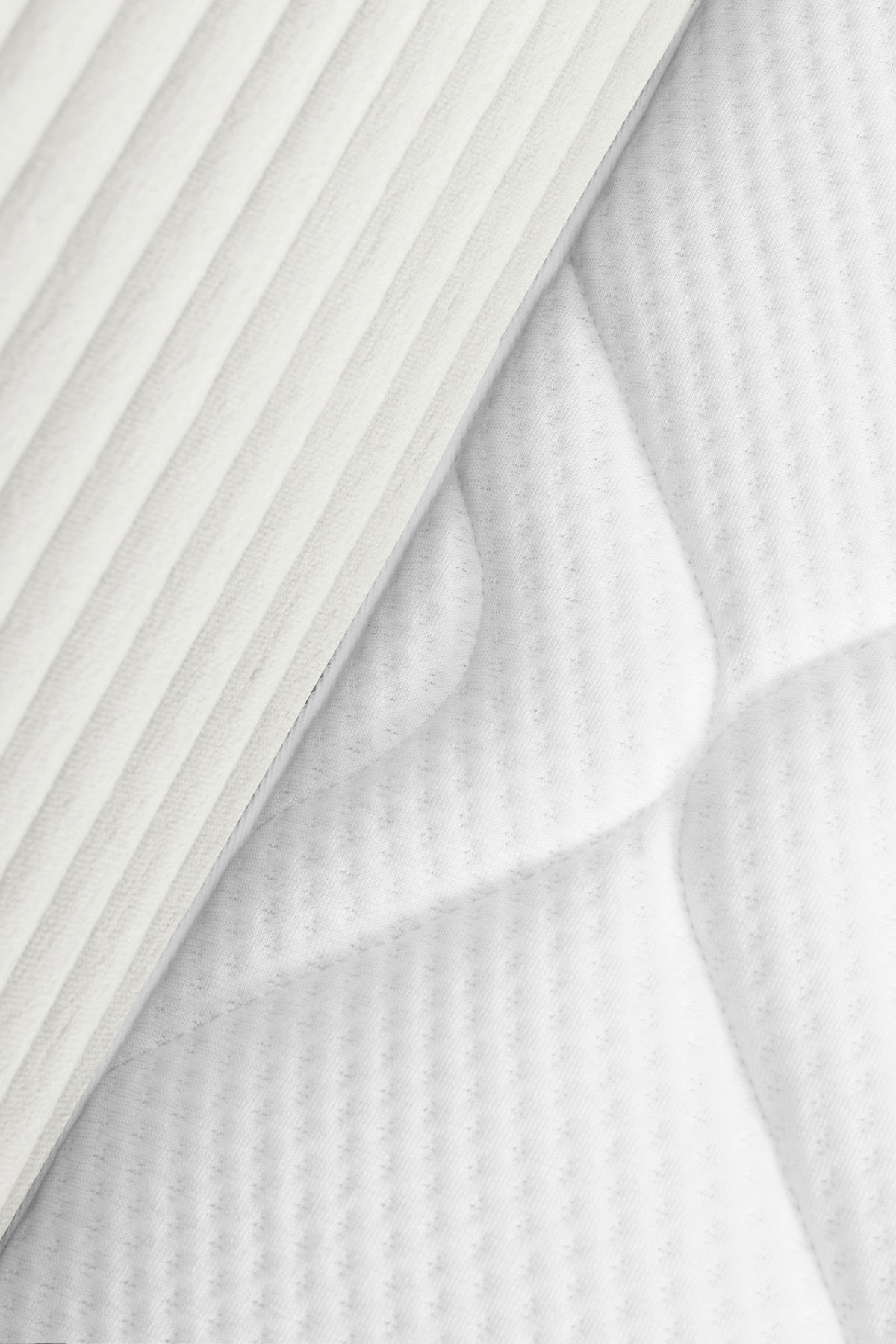 BOXBETT 120/200 cm,  in Naturfarben, Matratze, Bettkasten, Topper, H3 = fest  - Schwarz/Naturfarben, Trend, Kunststoff/Textil (120/200cm) - Boxxx