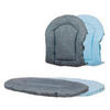 STOKKE NOMI KISSEN NOMI  - Dunkelgrau/Hellblau, Basics, Textil (25/25/5,6cm) - Stokke